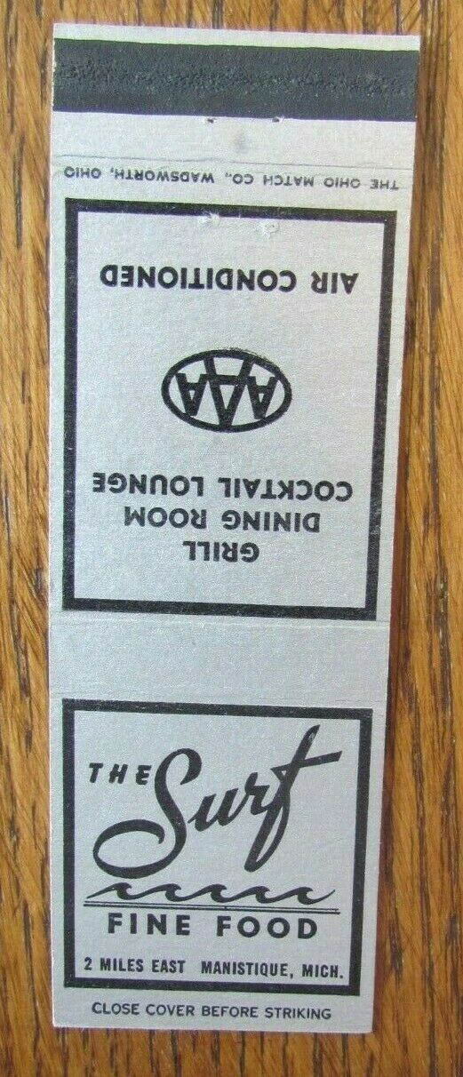 The Surf (Bayside Hotel) - Old Matchbook